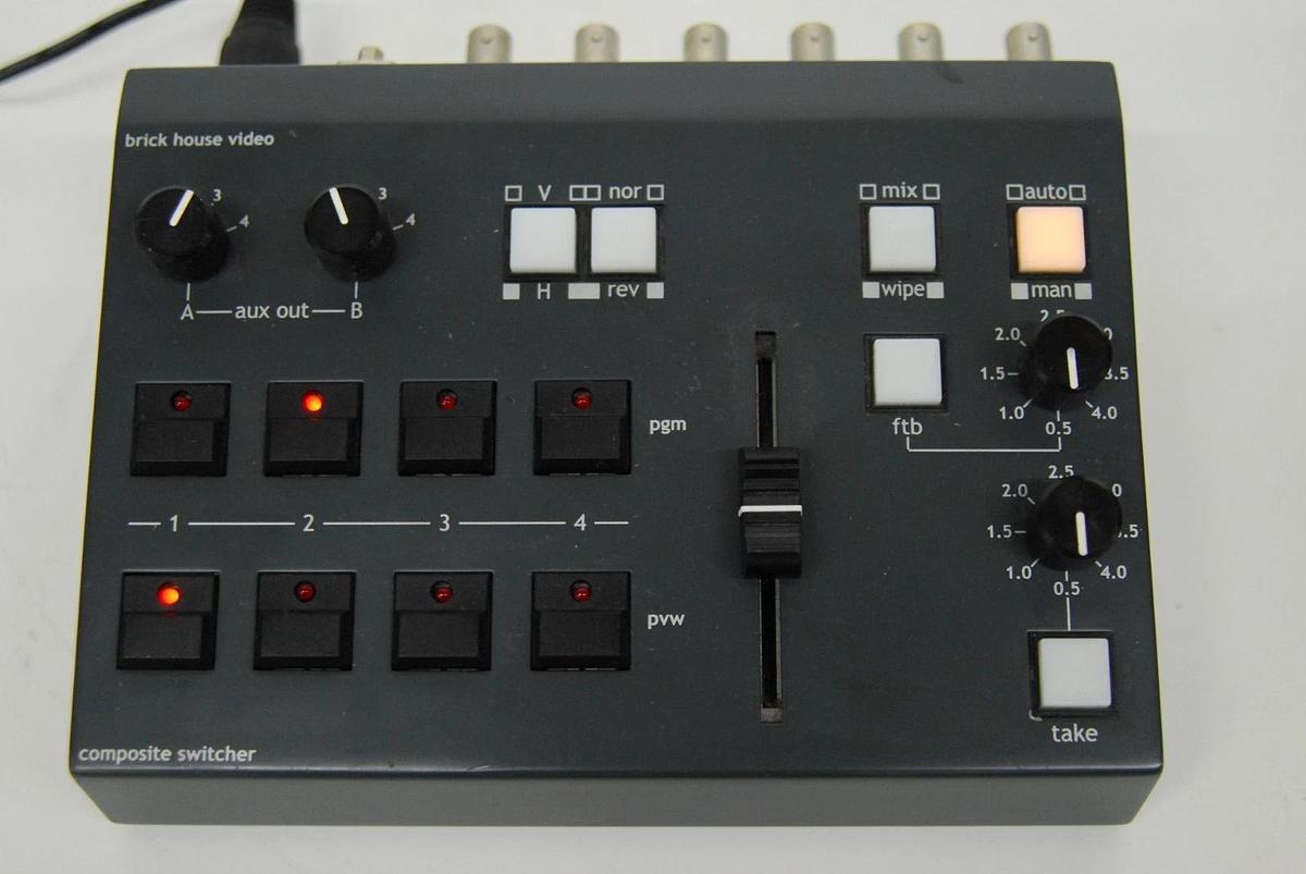 Used Brick House Video VTB-2A Composite Switcher - TESTED