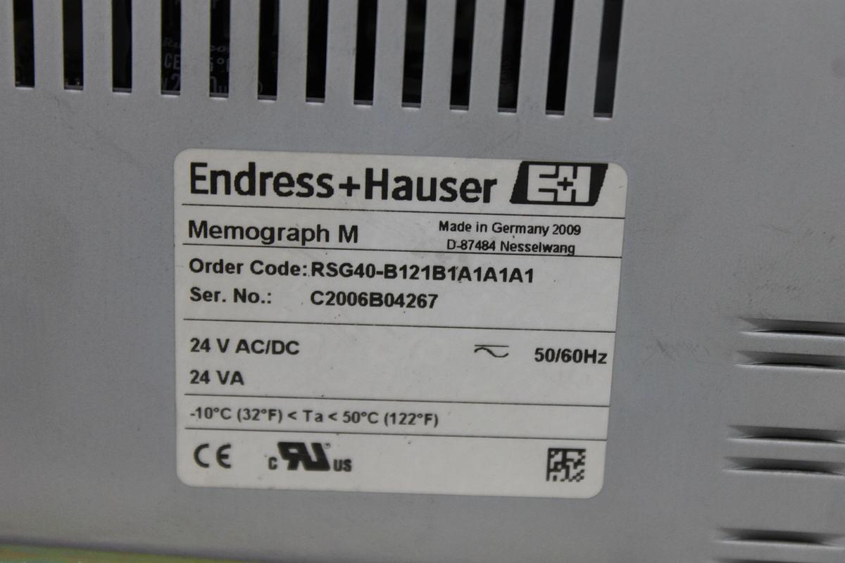 Used Endress+Hauser RSG40 Memograph M Data Display & Logger