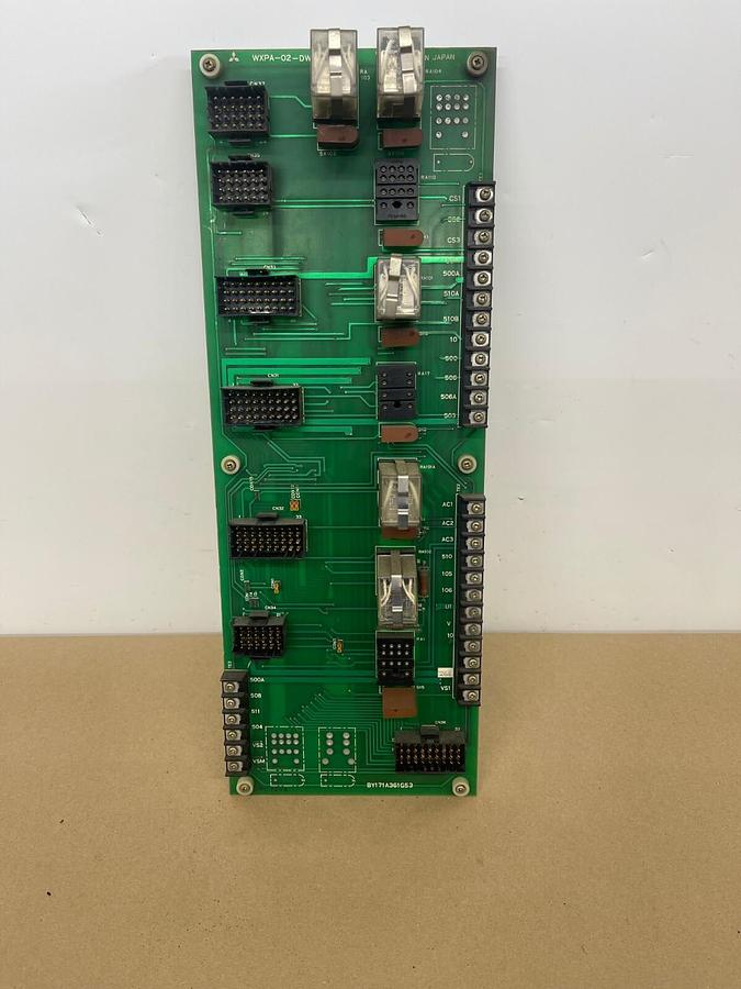 Used Mitsubishi BY171A361G53 WXPA-02-DWC Board (DWC200H EDM)