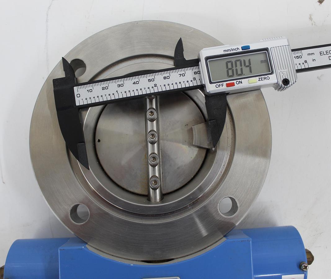Used Fuji Seiki 1010911 High Vacuum Butterfly Throttle Valve 000312