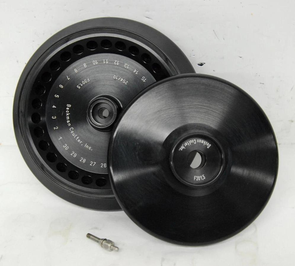 Used Beckman Coulter F301.5 Fixed Angle Rotor 30-Slot 1.5-2.0mL 14000RPM (Micro 22R)