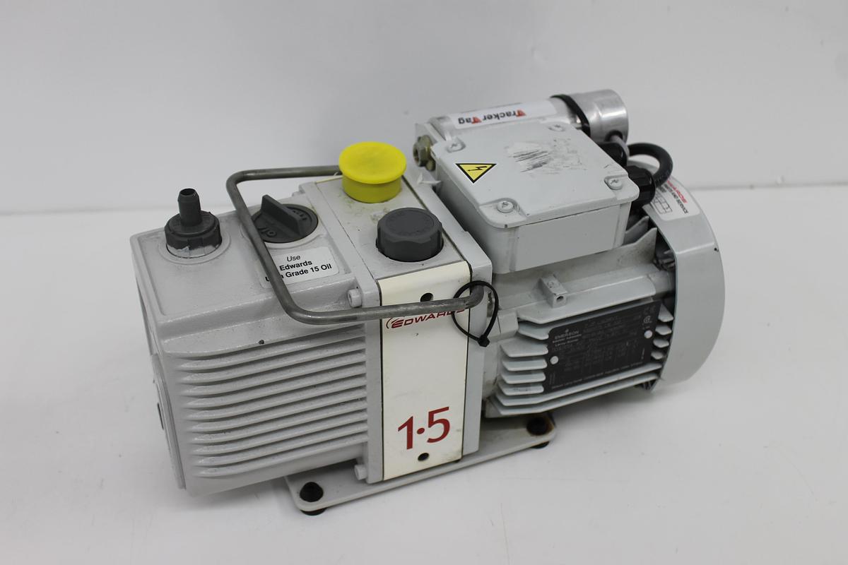 Used Edwards E2M1.5 Rotary Vane Dual Stage Vacuum Pump