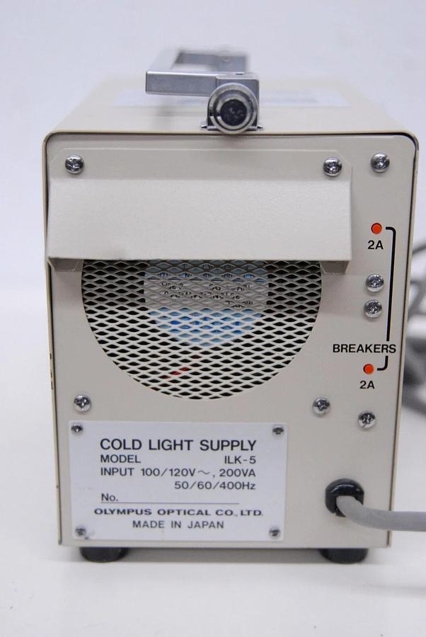 Used Olympus ILK-5 Cold Light Supply Source W/ Extra Bulb- TESTED