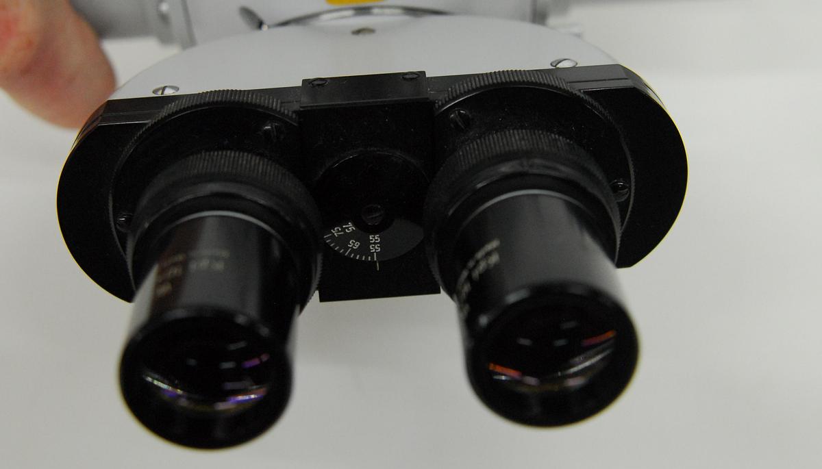 Used Zeiss Universal Microscope Tube Head, Eyepieces, Optovar, Filter Slider