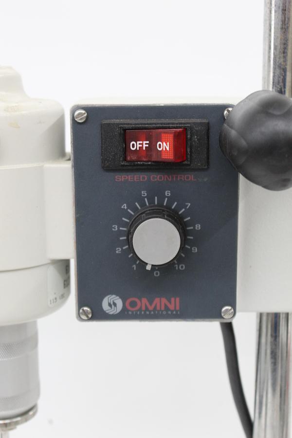 Used Omni-Mixer 17105 Laboratory Homogenizer Variable Speed 500-18000 RPM