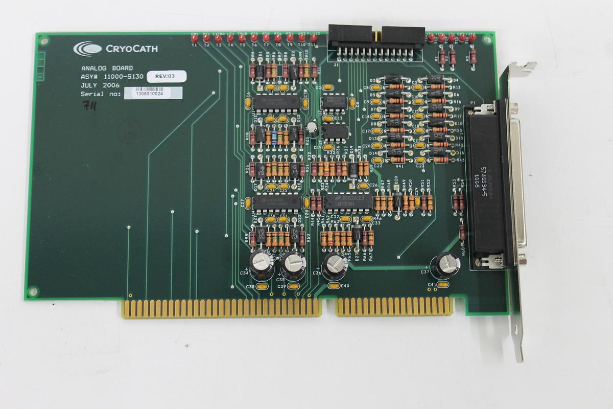 Used Cryocath Analog Board 11000-S130 Rev 03