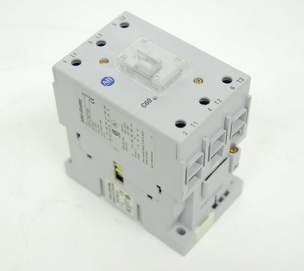 Used Allen-Bradley 100-C60J10 100-C 3-Pole 60A 24V IEC Contactor