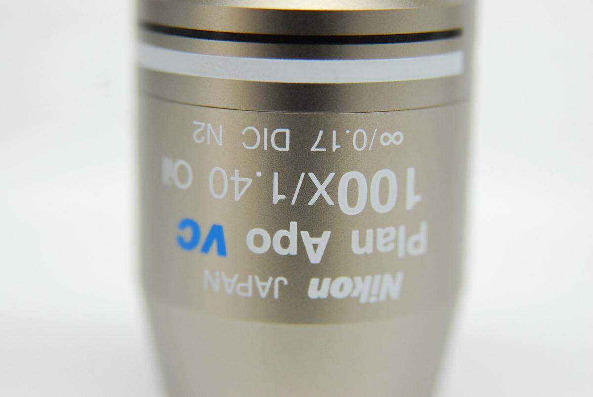 Used Nikon Plan APO VC 100x/1.40 Oil ∞/0.17 DIC N2 M25 Microscope Objective