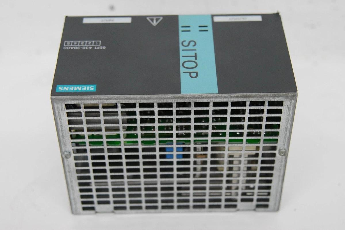 Used Siemens 6EP1 436-3BA00 SITOP Power 20 Power Supply (DC: 24V/20A, 3AC 400-500V)