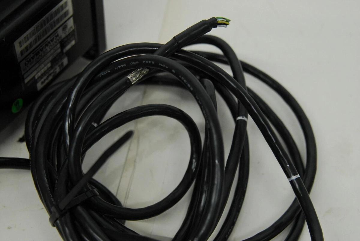 Used Kawasaki Sanyo Denki P60B13200LCX2C BL Super Servo Motor / 60490-1032RON Encoder