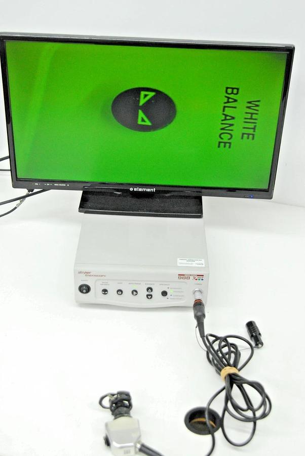 Used Stryker Endoscopy 988 3CHIP Camera System W/ 988-210-122 Camera, Coupler