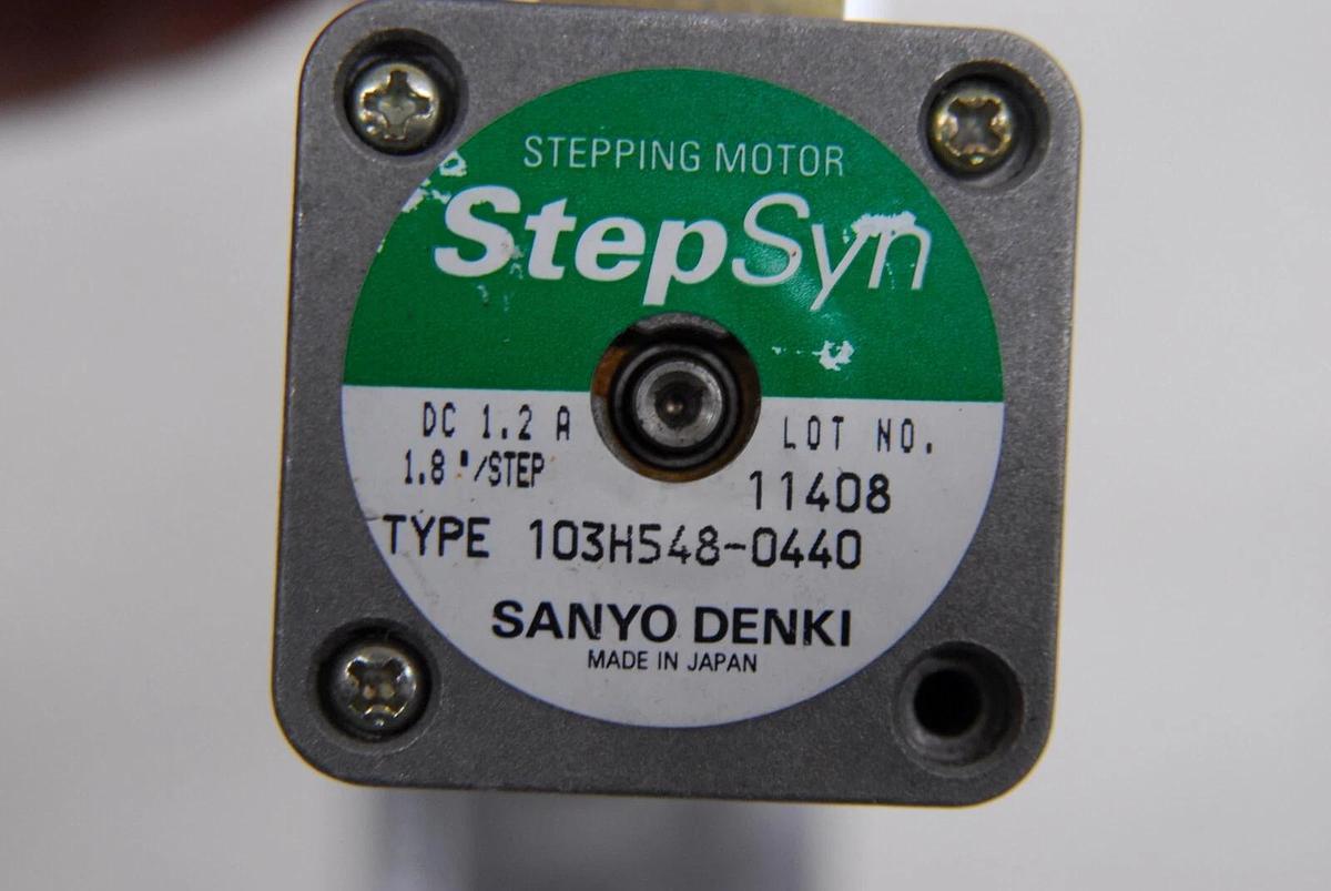 Used Sanyo Denki 103H548-0440 StepSyn Stepping Motor (QIAGEN BIOROBOT EZ1)