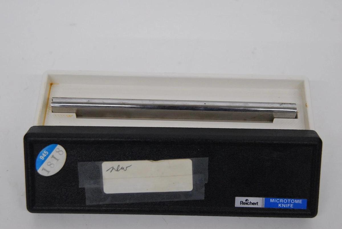 Used Reichert Microtome Knife 7.25" 185mm W/ Hard Case