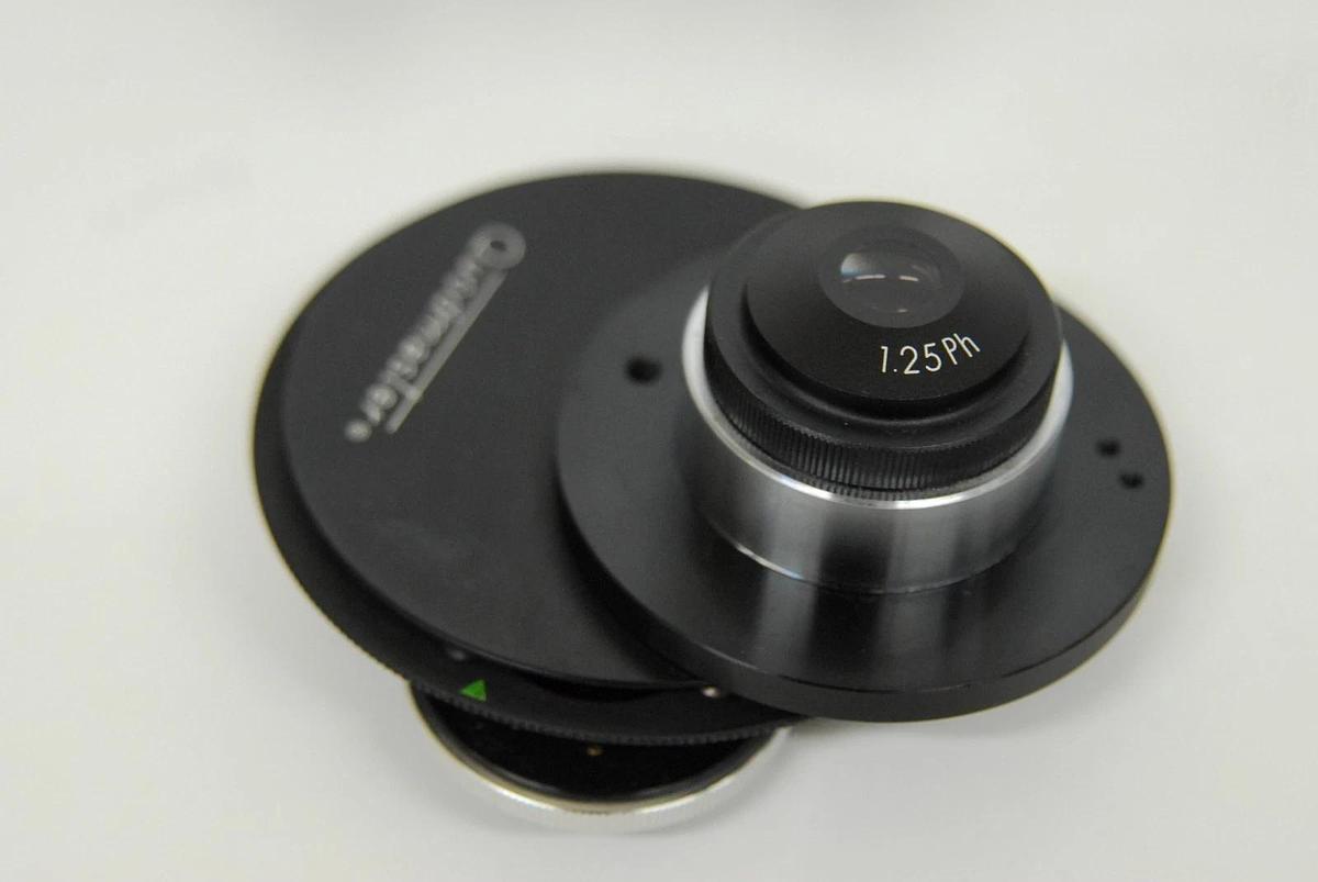 Used Swift 4x/10x Ph/40x Ph DM/ 100x Oil Objective Set W/ Quodmaster 1.25pH Condenser