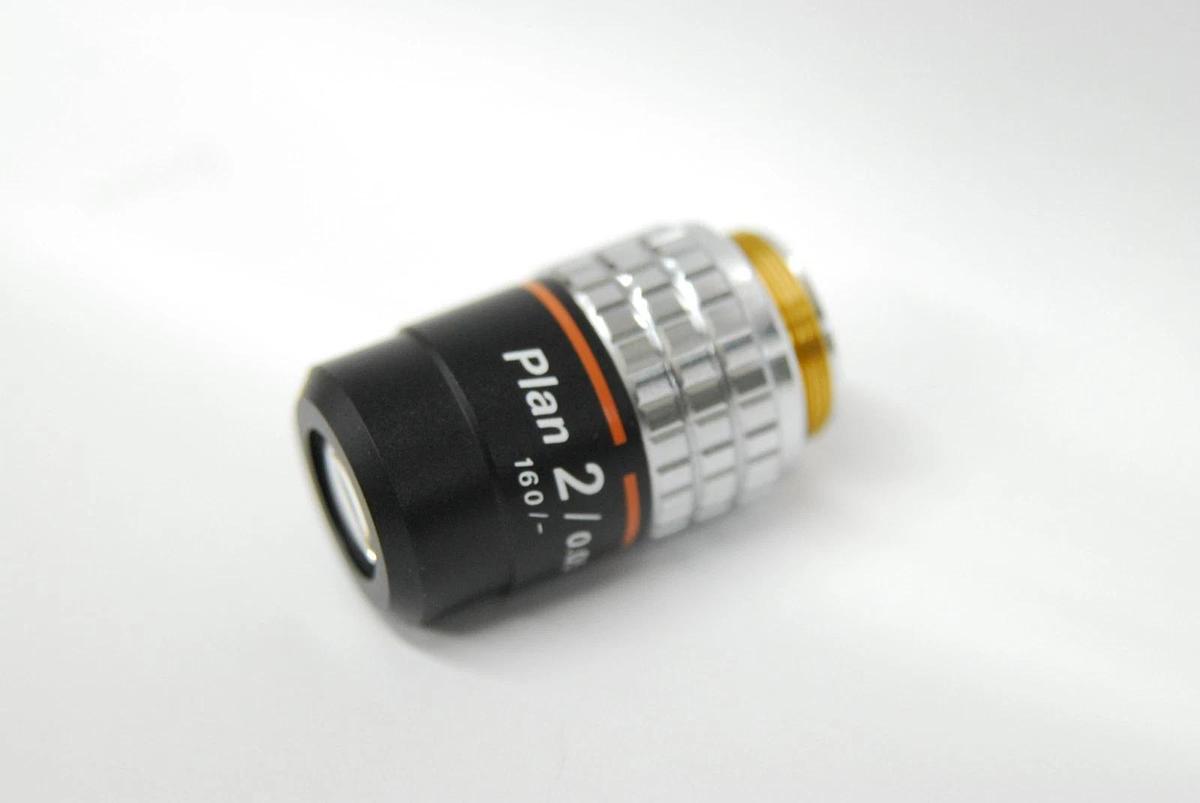 Used Nikon Plan 2/0.05 160/- RMS Thread Microscope Objective