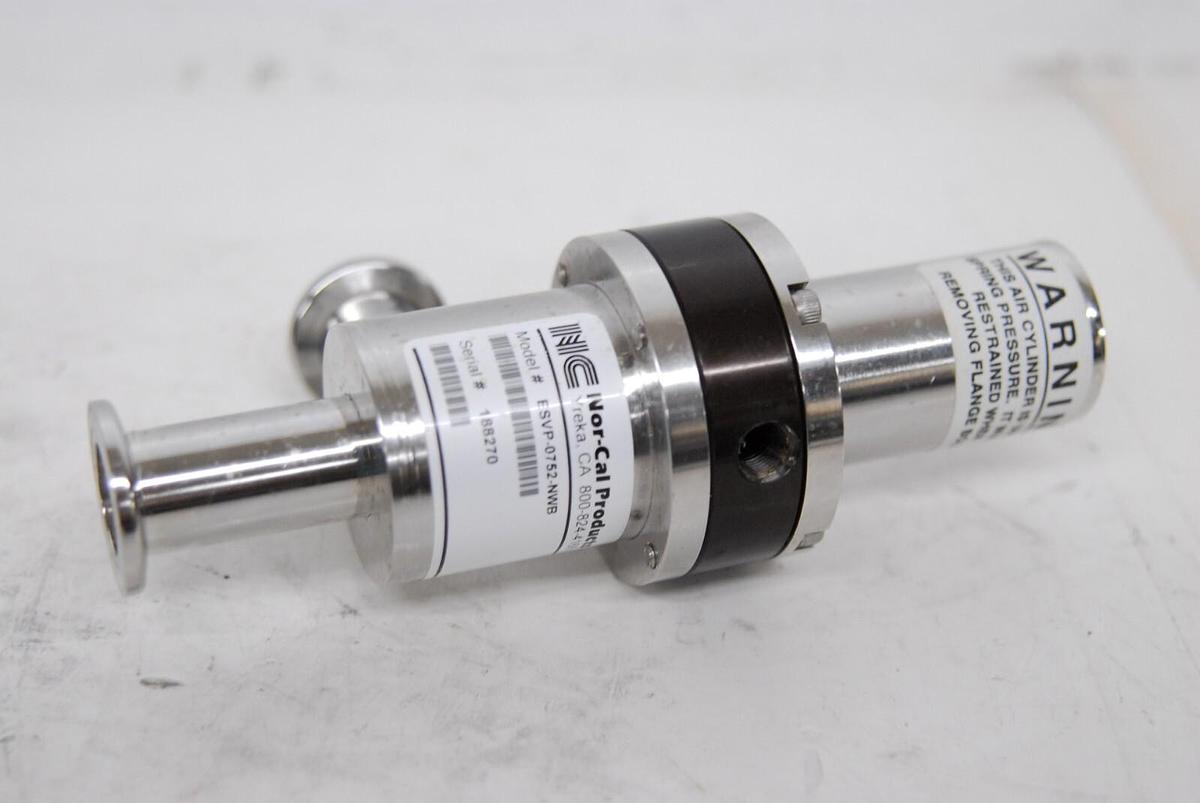 Used Nor-Cal ESVP-0752-NWB Pneumatic Angle Valve