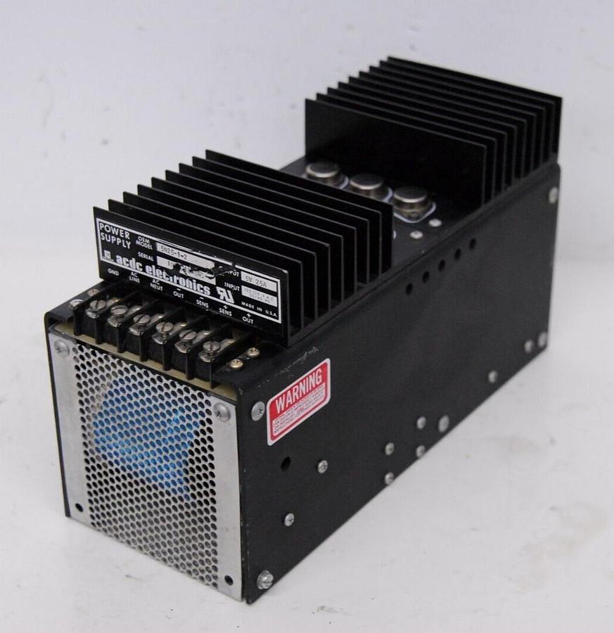 Used ACDC Electronics 5N25-1-2 Power Supply 5V 25A