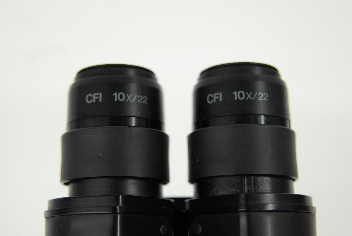 Used Nikon T-TD Binocular Tube D Microscope Head W/ CFI 10x/22 Eyepiece Set (TE2000)