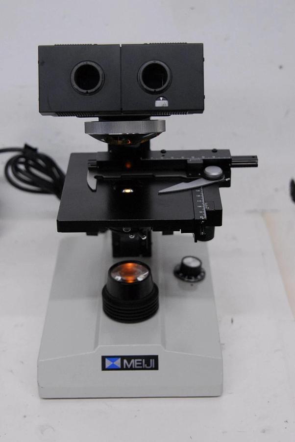 Used Meiji Techno Biological Microscope - READ DESCRIPTION