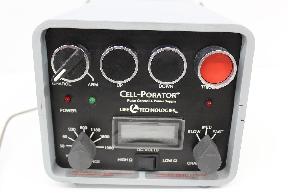 Used Gibco BRL Life Technologies Cell-Porator 11604 Pulse Control w/ Power Supply