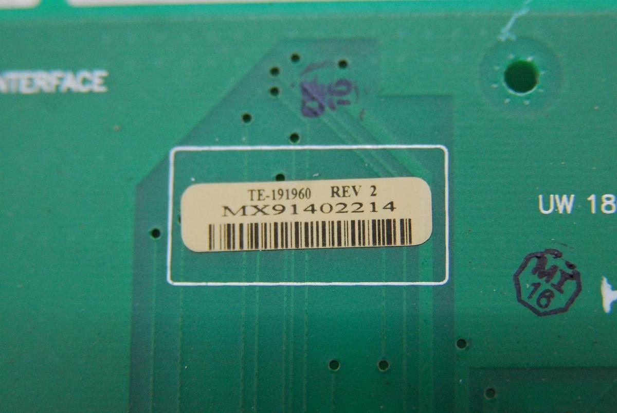 Used Thermo Forma Fisher UW 180212 REV 3 TE-191960 Main Board (3110 Series Incubator)