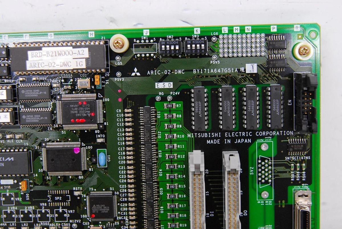 Used Mitsubishi ARIC-02-DWC BY171A647G51A Circuit Board (RA-90 Wire EDM)
