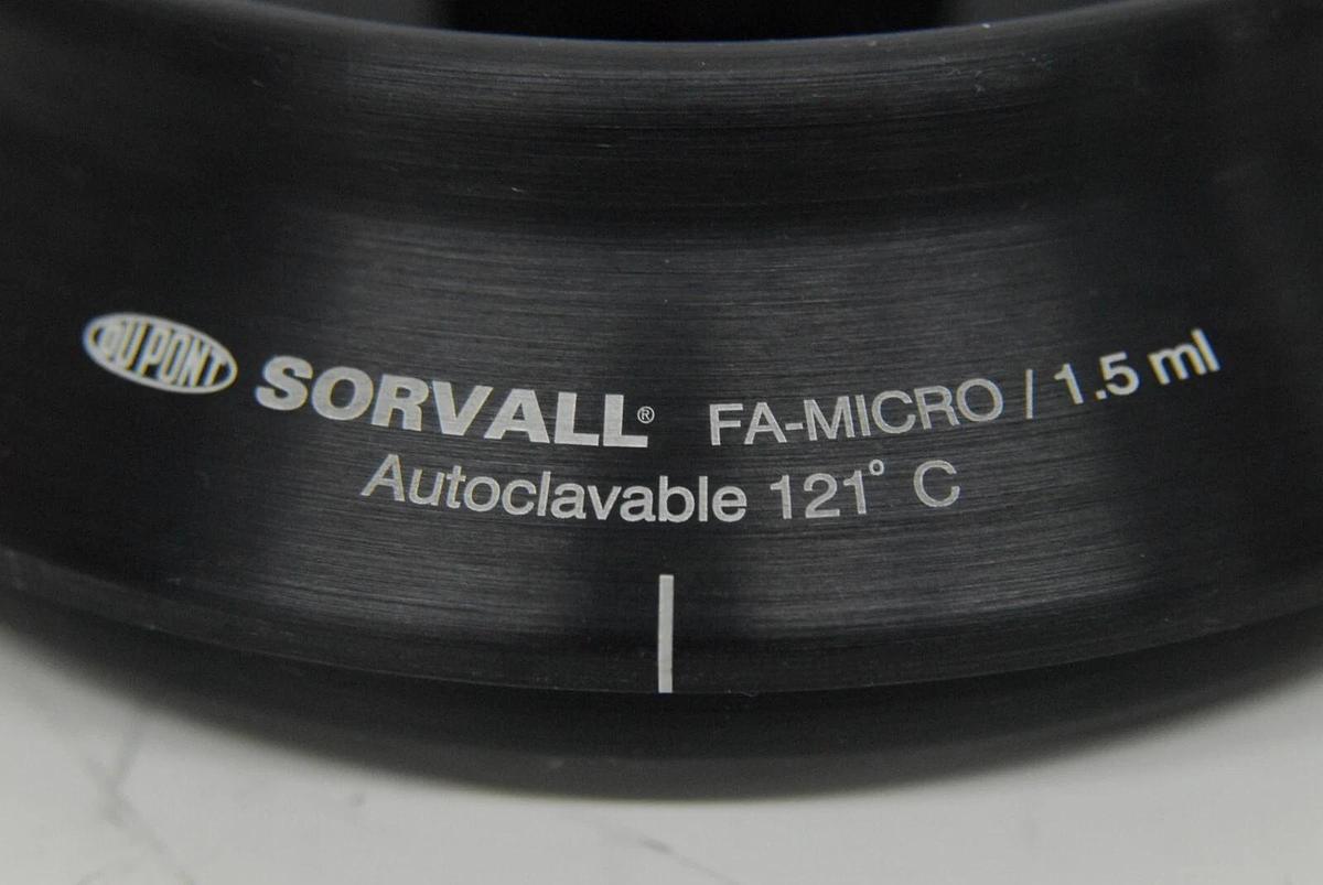 Used Sorvall FA-MICRO / 1.5 ml Rotor Autoclavable 24x1.5ml