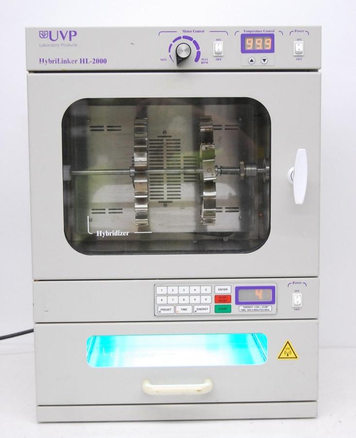 Used UVP 95-0031-01 HybriLinker HL-2000 Digital Hybridization Oven w/ UV Crosslinker