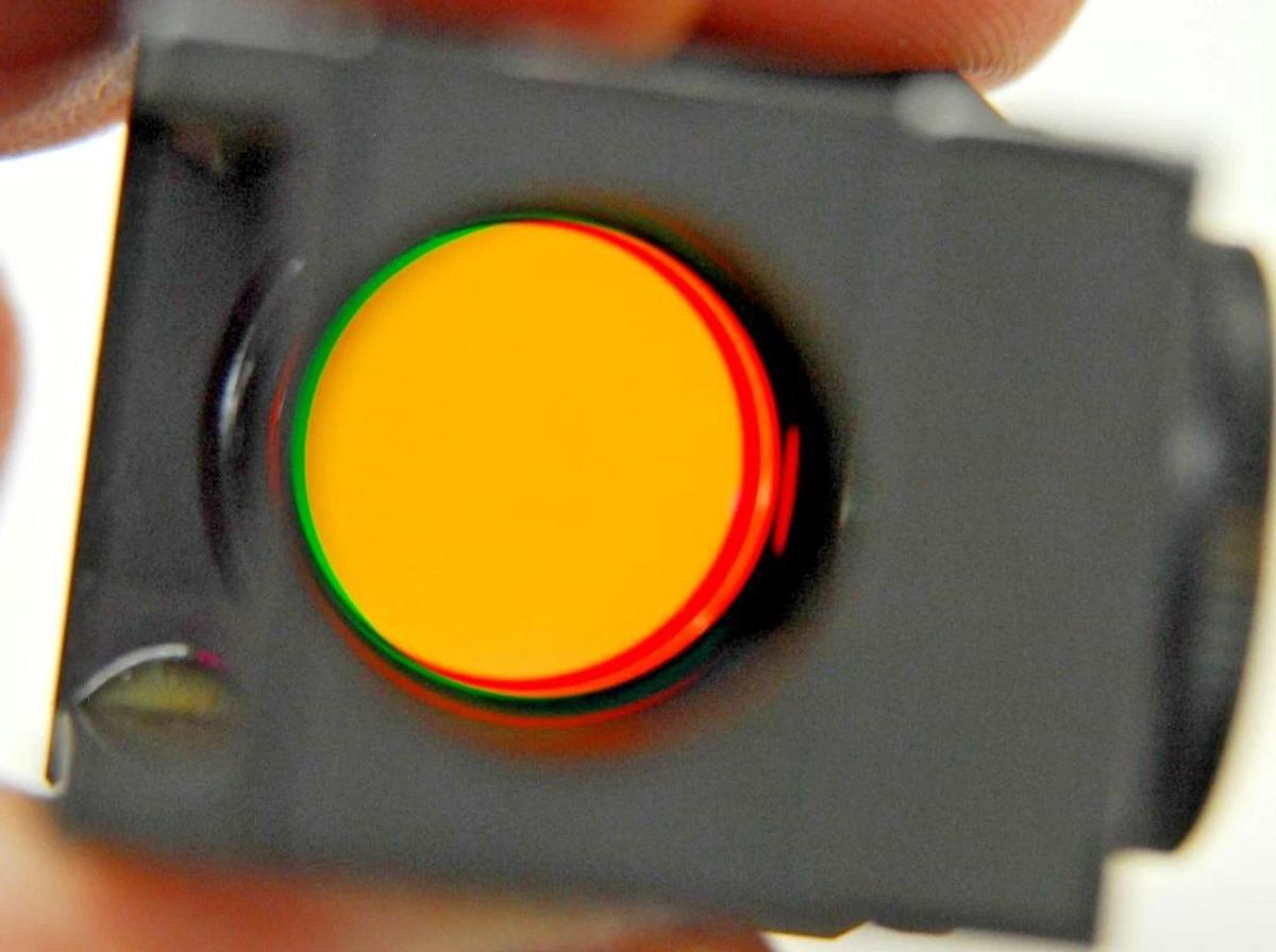 Used Nikon DM580 G-2A BA590 Microscope Filter Cube - Labophot, Optiphot, Diaphot