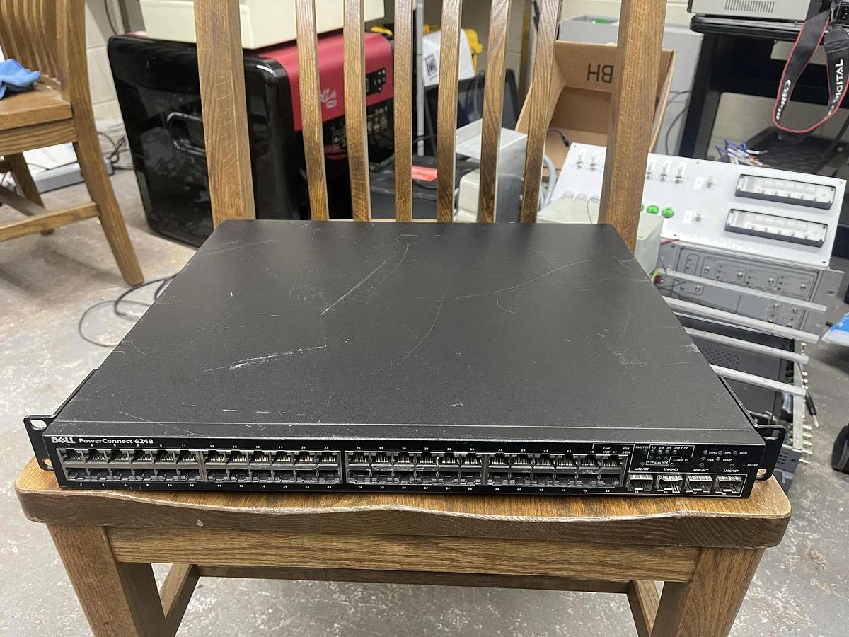 Used Dell PowerConnect 6248 Switch Gigabit 48 Port