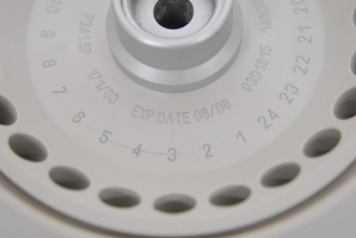 Used Beckman Coulter FA241.5P 24-Place Fixed Angle High-Impact Thermoplastic Rotor