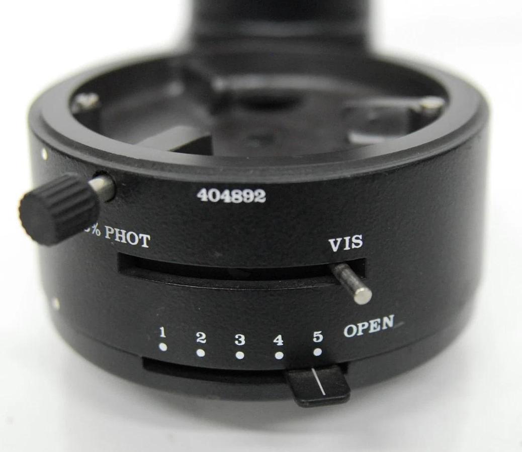 Used Wild 404892 1.25x Camera Port W/ Iris - For M5 Stereo Microscope