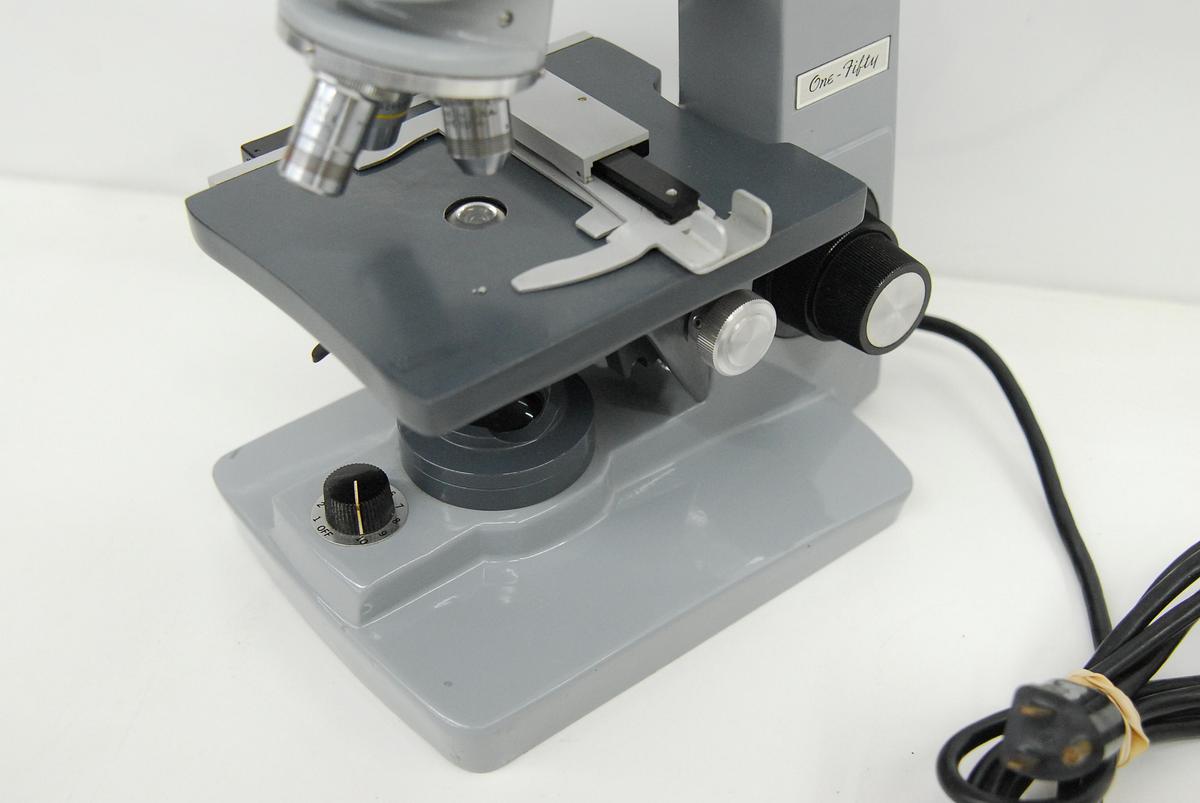 Used American Optical One-Fifty Binocular Microscope W/ 10/45/97x Objectives