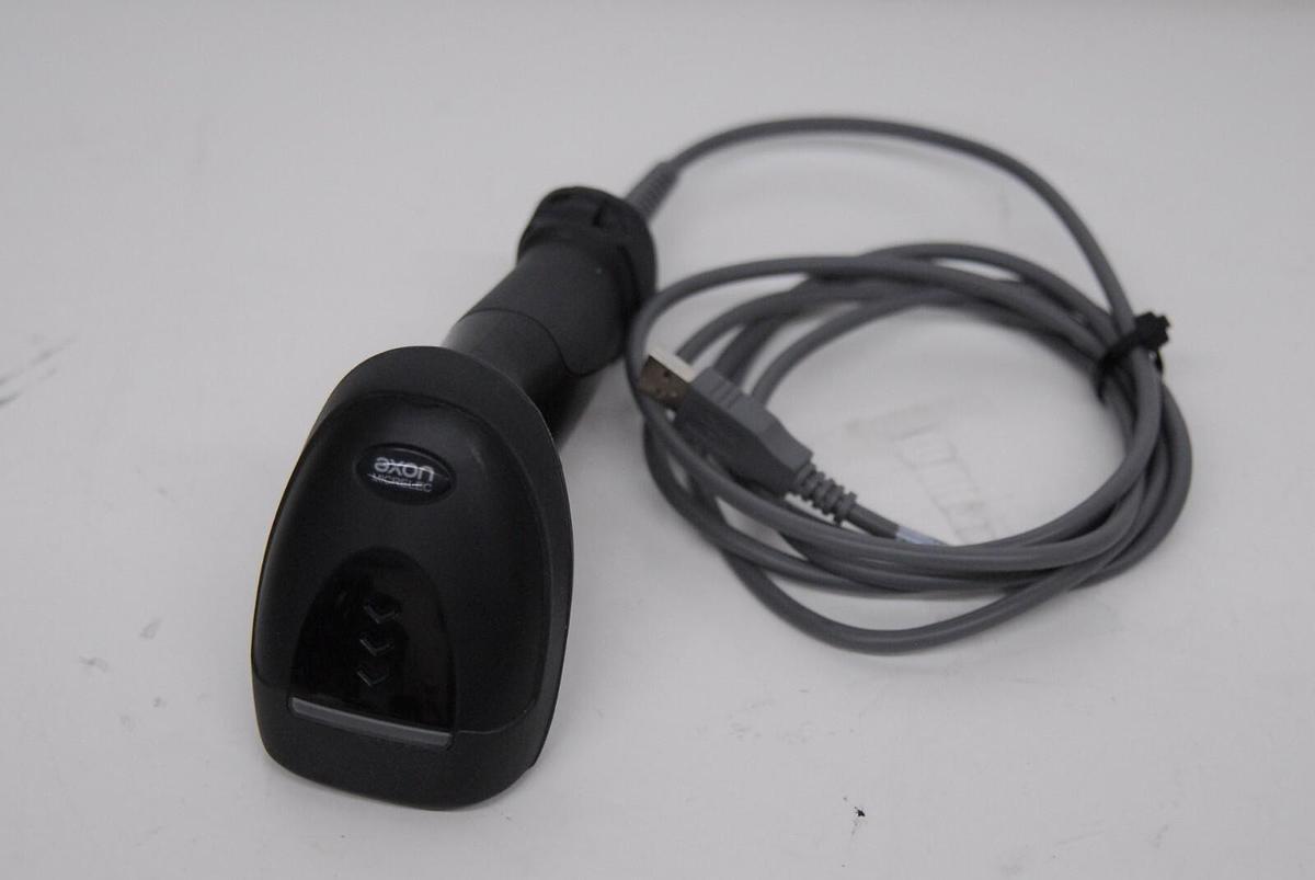 Used Axon Micrelec CS-3300 Laser Barcode Reader - TESTED