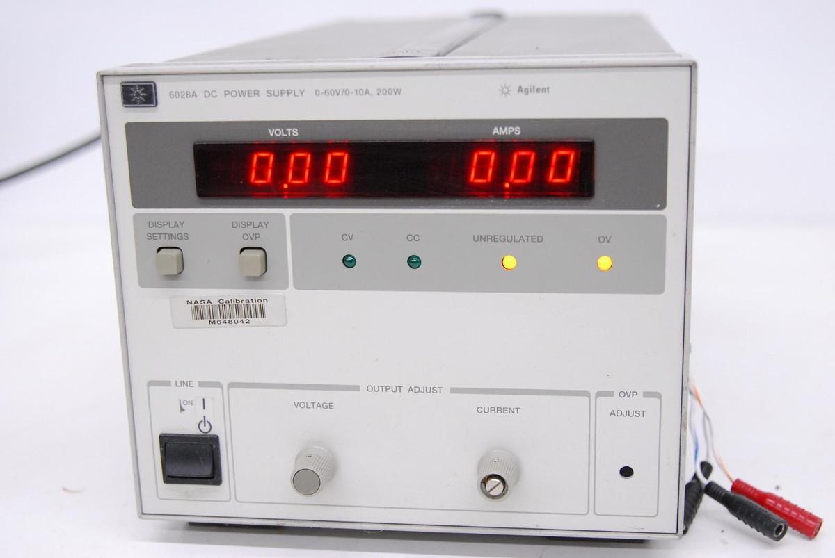 Used Agilent 6028A DC Power Supply (0-60V/0-10A, 200W)