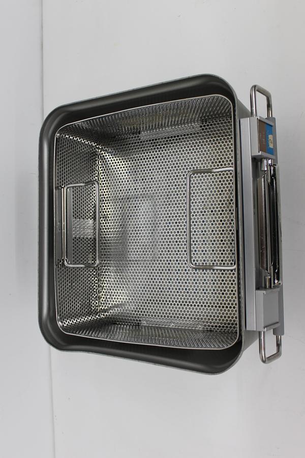 Used V. Mueller Genesis CD1-5B Sterilization Container 12x11x6 W/ Filter Holders, Basket
