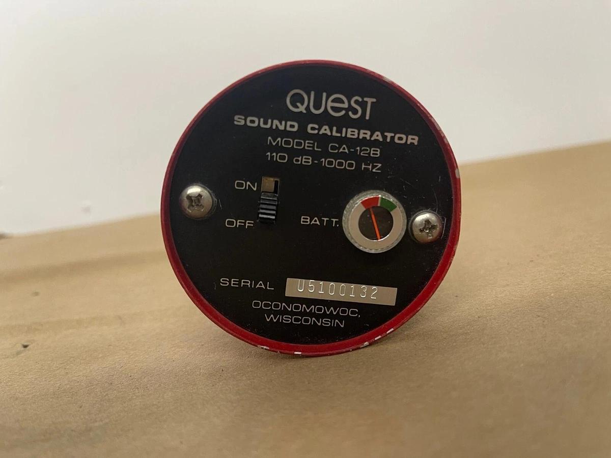 Used Quest CA-12B Permissible Sound Calibrator