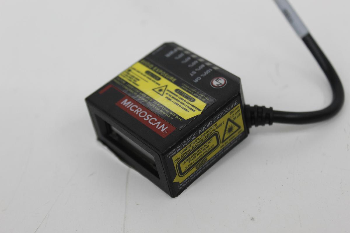 Used Microscan MS-3 Laser Barcode Scanner Fixed Mount 5VDC