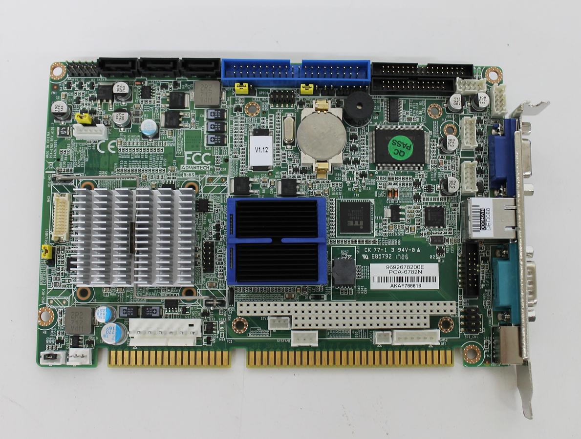 Used Advantech PCA-6782N Motherboard w/ Cables