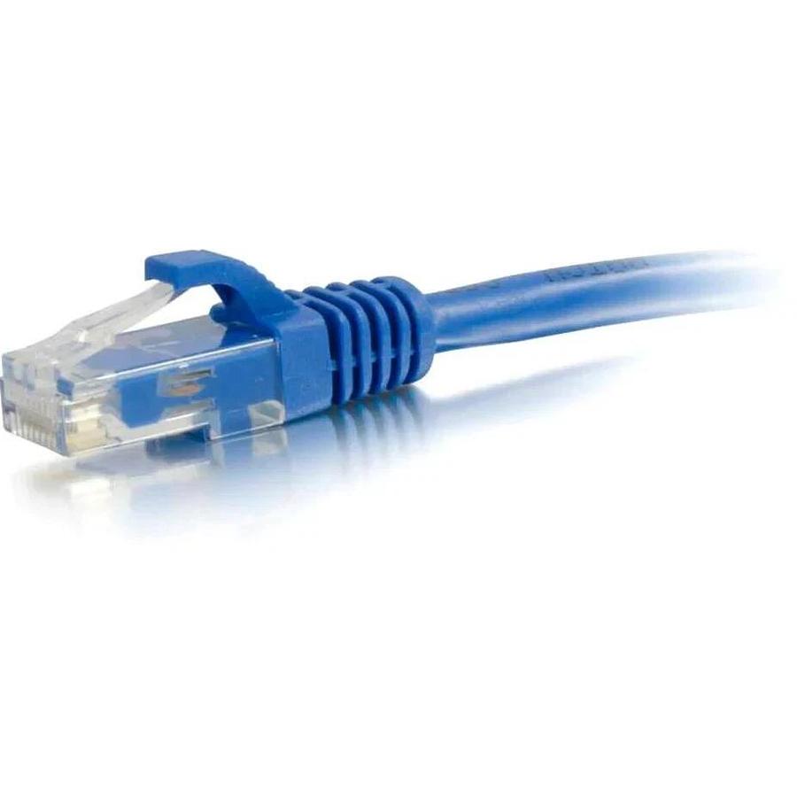 Used C2G 7ft Cat6a Snagless Unshielded (UTP) Network Patch Ethernet Cable-Blue #00695