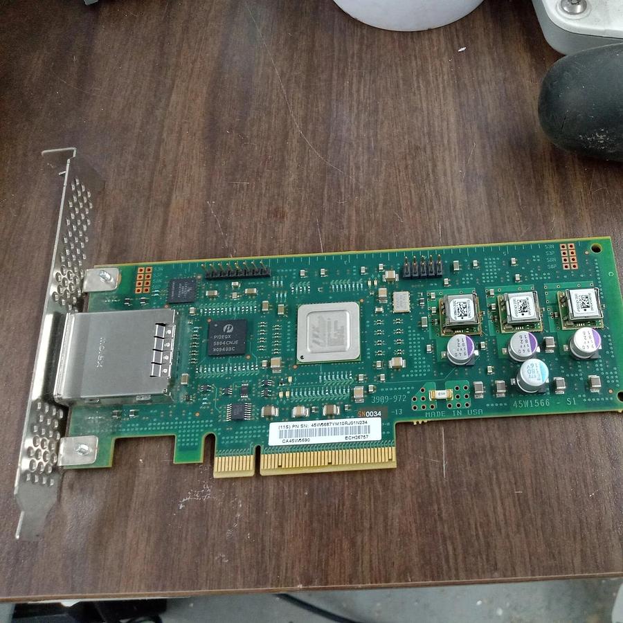 Used IBM CA45W5690 45W1566-S10 DS8700 PCIe CEC 1-Port RAID Card