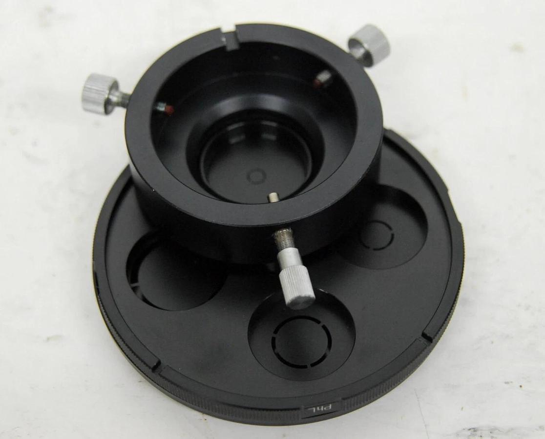 Used Nikon Phase Contrast-2 ELWD 0.3 Turret W/ Lens (Ph1,Ph2,Ph3,PhL) - Diaphot