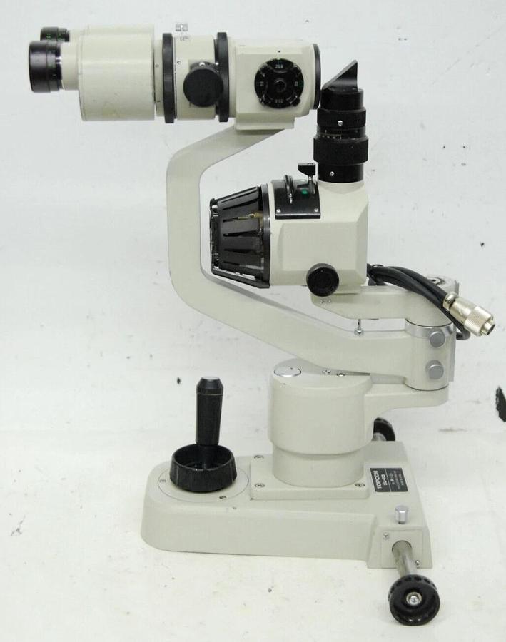 Used Topcon SL-2D Slit Lamp W/ OSM-70 Beam Splitter (Camera Port) - Read Description