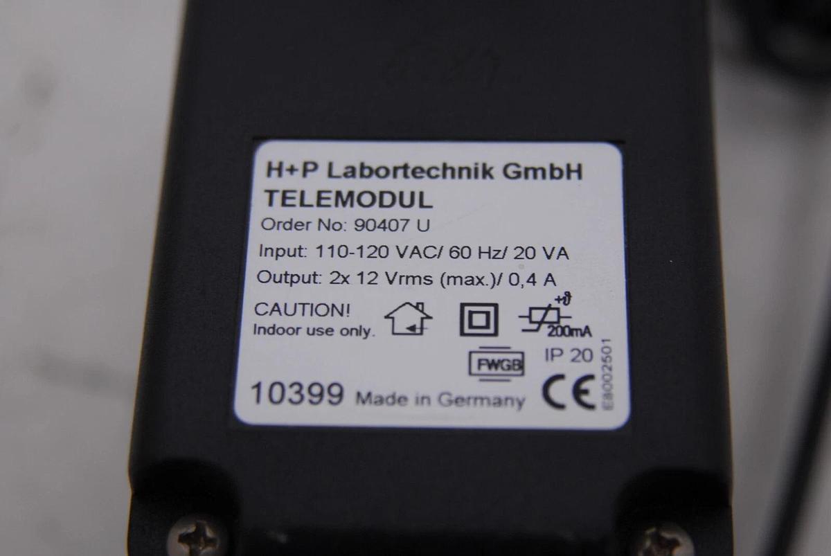 Used H+P Labortechnik GmbH TELEMODUL 90407-U Power Adapter