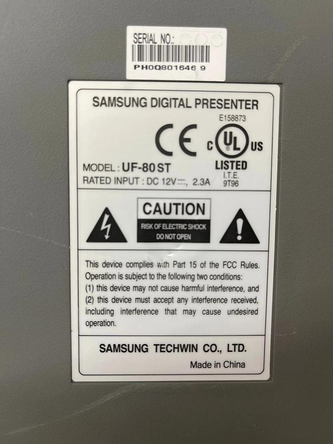 Used SAMSUNG UF-80ST Digital Presenter