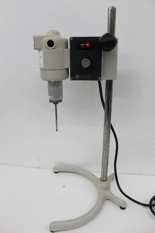 Used Omni-Mixer 17105 Laboratory Homogenizer Variable Speed 500-18000 RPM