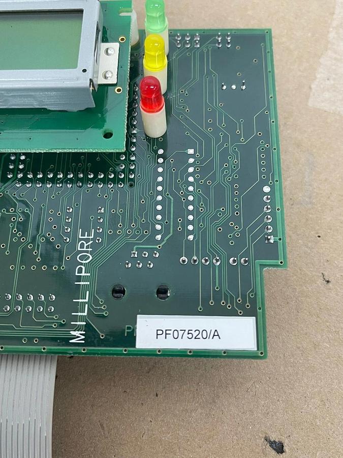 Used Millipore PF07520/A Display Board from Milli-Q A10 Water Purifier