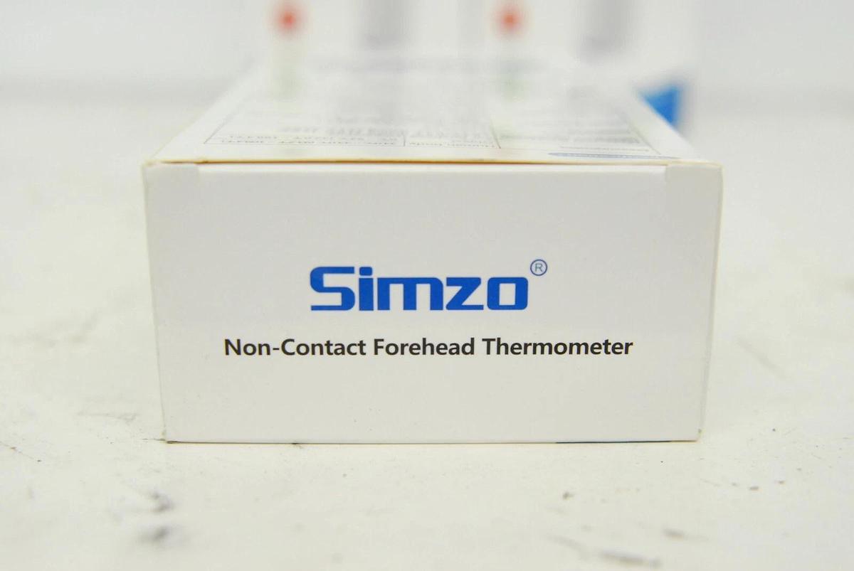 Used Simzo HW-F7 Non-Contact Forehead Thermometer San Jamar THDG986 - 3 Color Display
