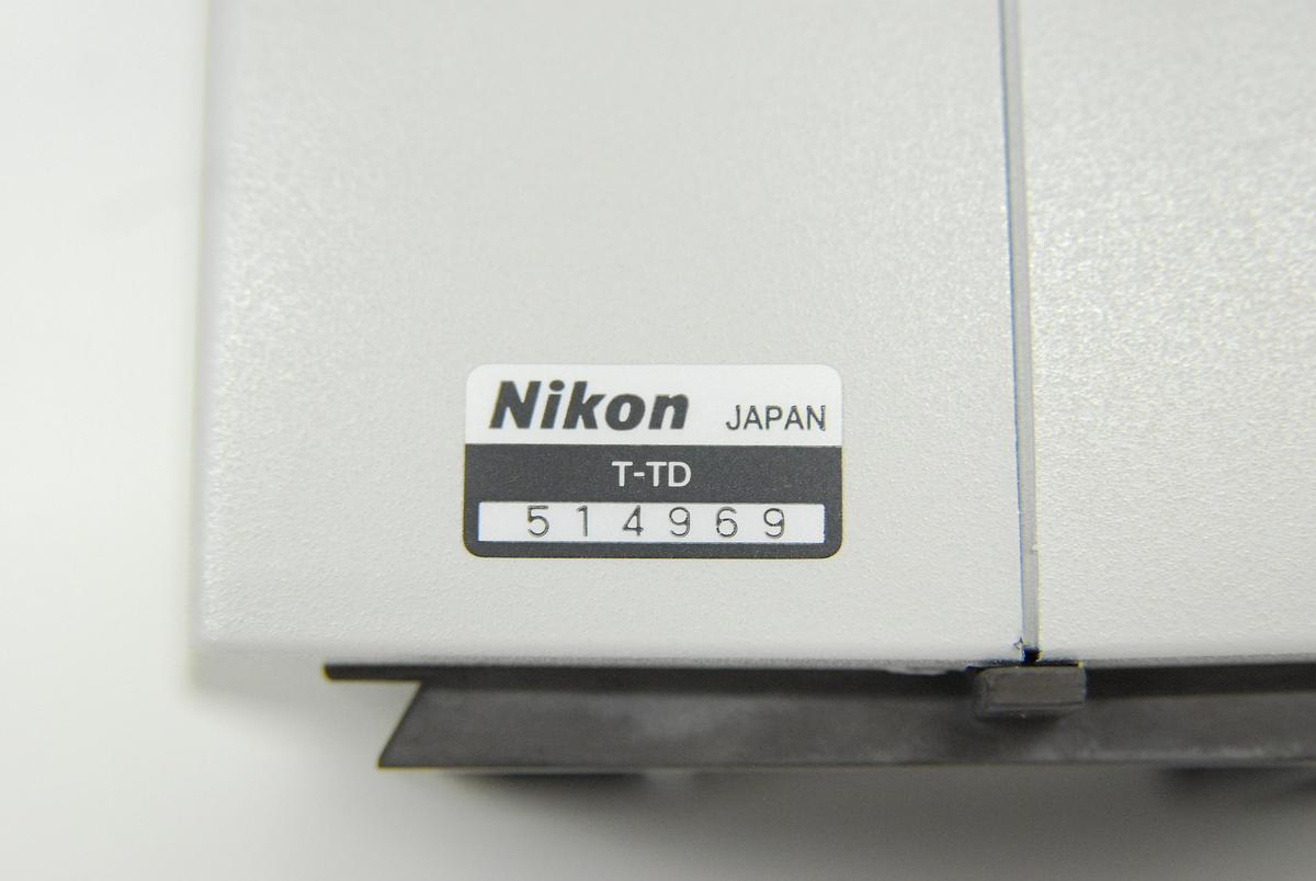 Used Nikon T-TD Binocular Tube D Microscope Head W/ CFI 10x/22 Eyepiece Set (TE2000)