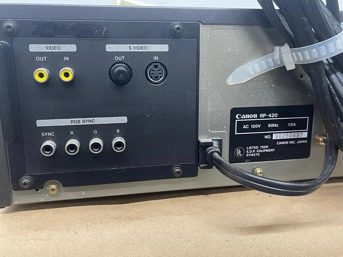 Used Vintage CANON RP-420 Color Video Printer